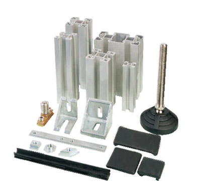 Aluminium Sections With Fitting Accessories (Full Range) : 